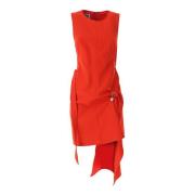 Moschino Kort Casual Klänning Red, Dam