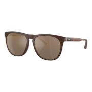 Oliver Peoples Geometriska solglasögon Terra d'ombra R-1 Brown, Unisex