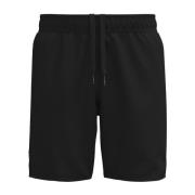 Under Armour Svarta Vävda Shorts med Sidofickor Black, Herr