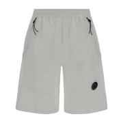 C.p. Company Vita Shorts med Lens Logo White, Herr