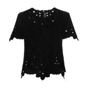 Ermanno Scervino Svart Topp Black, Dam