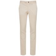 Incotex Slim-Fit Bomullbyxor Beige, Herr