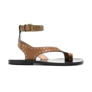 Isabel Marant Jiona Sandaler - Stiliga Sommarskor Brown, Dam