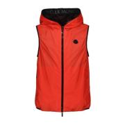 Moncler Ärmfri Huva med Dragkedja Red, Herr