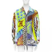 Versace Pre-owned Pre-owned Nylon ytterklder Multicolor, Herr