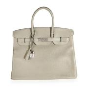 Hermès Vintage Pre-owned Laeder handvskor Beige, Dam