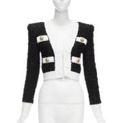 Balmain Pre-owned Pre-owned Tyg ytterklder Black, Dam