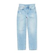 Acne Studios Blå High Waist Jeans Blue, Dam