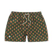 OAS Geometriska Badshorts Multicolor, Herr