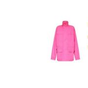 Balenciaga Zip-Up Outdoor Parka Pink, Dam