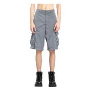 Givenchy Cargo Shorts med Stora Fickor Gray, Herr