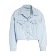 Levi's Denim Jacka Blue, Dam