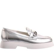 Högl Silver Loafers för Kvinnor Gray, Dam