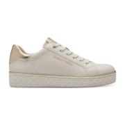 Marco Tozzi Beige Sneakers Cream Comb Beige, Dam