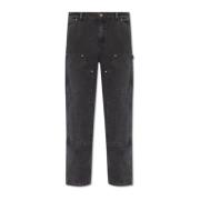 Carhartt Wip Straight-leg jeans Black, Dam