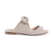 Dee Ocleppo Båge Platt Sandal för Glädjefull Promenad Beige, Dam