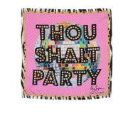 Dee Ocleppo Pop Art Sidenscarf Multicolor, Dam