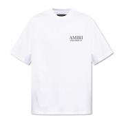 Amiri T-shirt med logotyp White, Herr