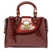 Louis Vuitton Vintage Pre-owned Laeder totevskor Red, Dam