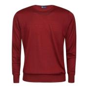 Hindustrie Merinoull Crewneck Tröja Red, Herr