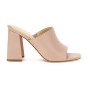 Guess Beige Platta Sandaler Keila Mules Beige, Dam