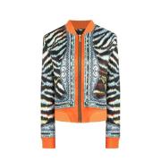 Just Cavalli Zebra Print Rock and Roll Bomber Multicolor, Dam