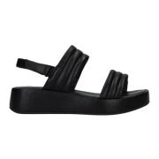 Mexx Svart Plattform Sandal för Damer Black, Dam