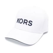 Michael Kors Vit Ripstop Tech Hatt för Män White, Herr