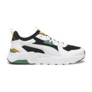 PUMA Svart Silver Vit Sneakers Multicolor, Herr