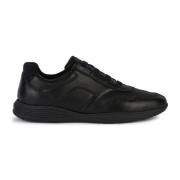 Geox Svarta Sneakers för Män Black, Herr