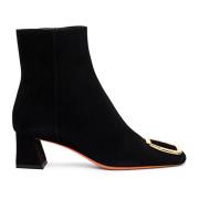 Santoni Ankle Boots Black, Dam