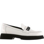 Högl Vita Loafers för Kvinnor White, Dam