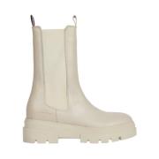 Tommy Hilfiger Beige Chelsea Ankelboots för kvinnor Beige, Dam