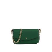 Pourchet Paris Smaragd Clutch Väska Green, Dam