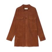 Maliparmi Leather Jackets Brown, Dam