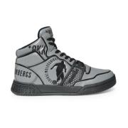 Bikkembergs Herr Syntetiska Läder Sneakers Gummisula Gray, Herr