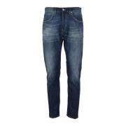 Dondup Stiliga Denim Jeans för Kvinnor Blue, Herr