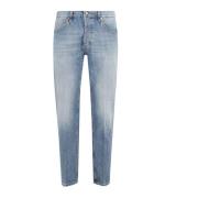 Dondup Stiliga Denim Jeans för Män Blue, Herr