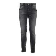 Don The Fuller Klassiska Denim Jeans Black, Herr