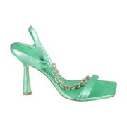 Aldo Castagna High Heel Sandals Green, Dam