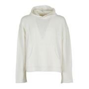 MM6 Maison Margiela Stilren Hoodie för vardagsbruk White, Herr