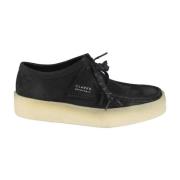 Clarks Klassiska Wallabee Skor Black, Herr