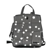 Desigual Polka Dot Snygg Ryggsäck Black, Dam