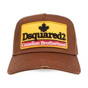 Dsquared2 Baseball Cap Brown, Herr