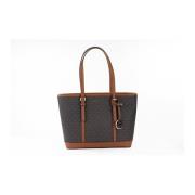 Michael Kors Brun PVC Axelremsväska Brown, Dam