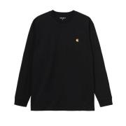 Carhartt Wip Långärmad Chase T-Shirt Black, Herr