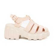 Melissa Beige Fisherman Sandals med Caged Design Beige, Dam