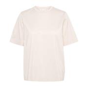 InWear Boxy Silhouette Tee Top Moonbeam Beige, Dam