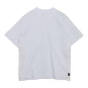 Sacai Vit T-shirt med rund hals White, Herr