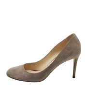 Jimmy Choo Pre-owned Pre-owned Mocka klackskor Gray, Dam